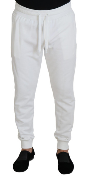 Dolce & Gabbana White Sport Logo Cotton Sweatpants Trousers Pants Dolce & Gabbana White Sport Logo Cotton Sweatpants Trousers Pants