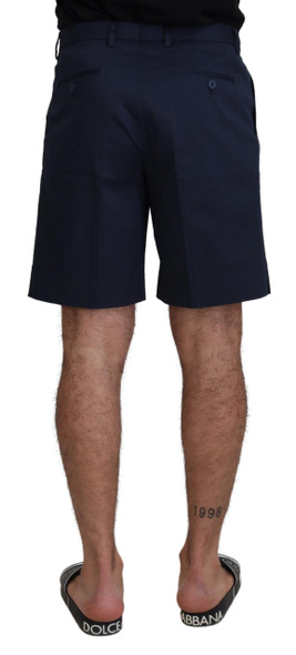 Dolce & Gabbana Blue Chinos Cotton Stretch Casual Shorts PAN74022 Dolce & Gabbana Blue Chinos Cotton Stretch Casual Shorts PAN74022