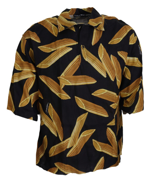 Black Casual Penne Rigate Linen Casual Shirt Black Casual Penne Rigate Linen Casual Shirt