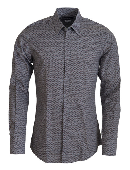 Gray Brown GOLD Slim Fit Dress Formal Shirt Gray Brown GOLD Slim Fit Dress Formal Shirt