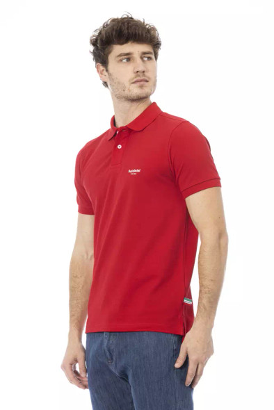 Red Cotton Men Polo Shirt Red Cotton Men Polo Shirt