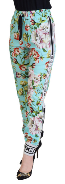 Dolce & Gabbana Multicolor Floral Sweatpants Pants Dolce & Gabbana Multicolor Floral Sweatpants Pants