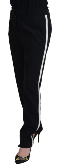 Black Tapered Women Wool Pants Black Tapered Women Wool Pants