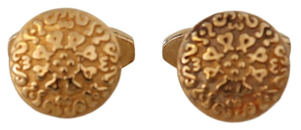 Gold Plated Brass Round Pin Men Cufflinks Gold Plated Brass Round Pin Men Cufflinks