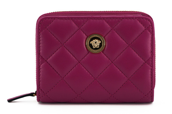 Elegant Purple Quilted Leather Wallet Elegant Purple Quilted Leather Wallet