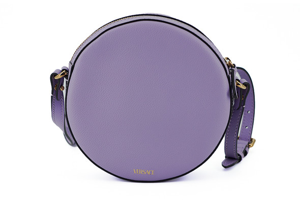 Versace Elegant Purple Round Shoulder Bag Versace Elegant Purple Round Shoulder Bag