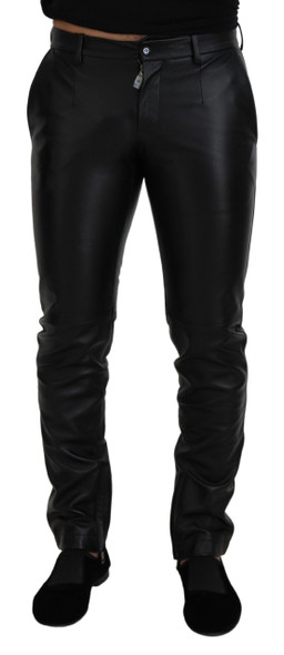 Black Shiny Stretch Skinny Pants Black Shiny Stretch Skinny Pants