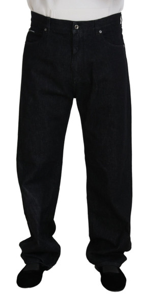 Dolce & Gabbana Black Washed Cotton Men Casual Denim Jeans Dolce & Gabbana Black Washed Cotton Men Casual Denim Jeans