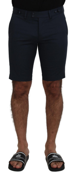 Dolce & Gabbana Blue Bermuda Low Waist Men Shorts Dolce & Gabbana Blue Bermuda Low Waist Men Shorts