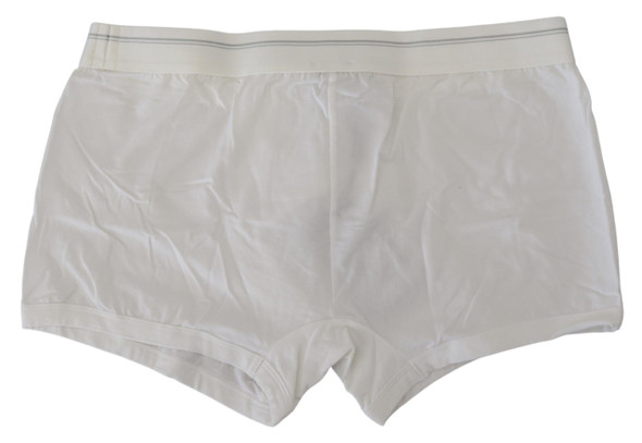 Dolce & Gabbana White Cotton Blend Regular Boxer Underwear Dolce & Gabbana White Cotton Blend Regular Boxer Underwear