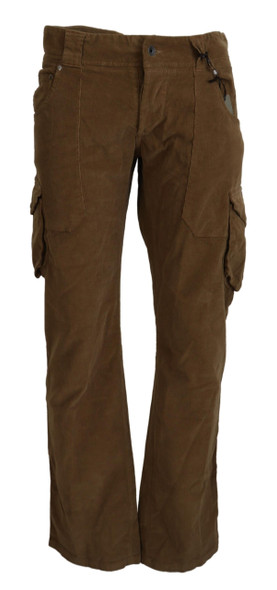 Brown Cotton Corduroy Cargo Pants Brown Cotton Corduroy Cargo Pants