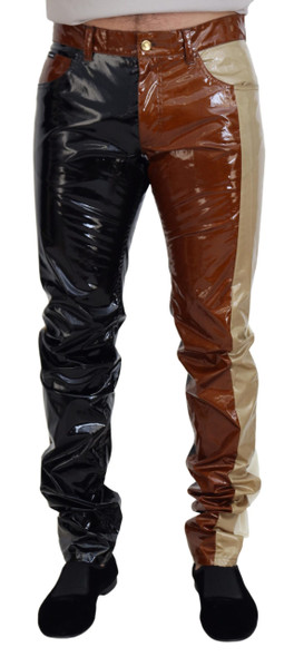 Dolce & Gabbana Multicolor Shining Slim Fit Men Denim Jeans Dolce & Gabbana Multicolor Shining Slim Fit Men Denim Jeans