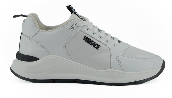 Sleek White Calf Leather Sneakers Sleek White Calf Leather Sneakers