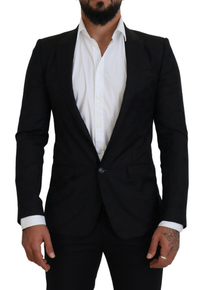 Black Wool Formal Coat Martini Blazer Black Wool Formal Coat Martini Blazer
