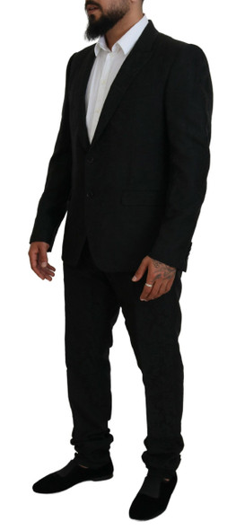 Black Single Breasted 2 Piece MARTINI Suit Black Single Breasted 2 Piece MARTINI Suit