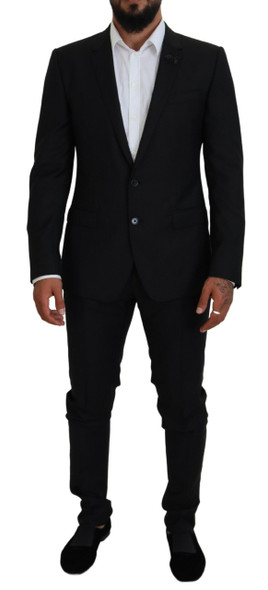 Dolce & Gabbana Black Single Breasted 2 Piece MARTINI Suit KOS2136 Dolce & Gabbana Black Single Breasted 2 Piece MARTINI Suit KOS2136