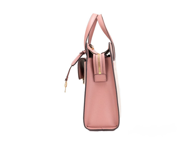 Michael Kors Cece Small Pink PVC North South Flap Tote Crossbody Bag Purse Michael Kors Cece Small Pink PVC North South Flap Tote Crossbody Bag Purse