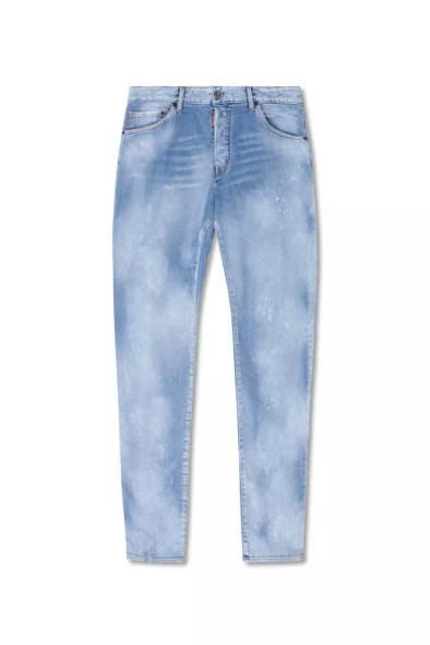 Dsquared² Light Blue Cotton Men Jeans Dsquared² Light Blue Cotton Men Jeans