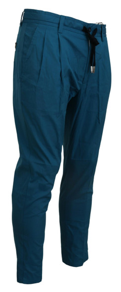 Blue Cotton Chinos Trousers Pants Blue Cotton Chinos Trousers Pants