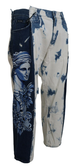Dolce & Gabbana Blue Ceasar Denim Cotton Loose Fit Jeans Dolce & Gabbana Blue Ceasar Denim Cotton Loose Fit Jeans