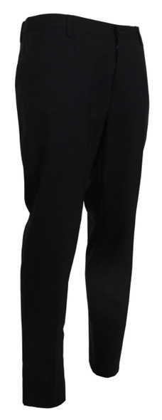 Gray Wool Stretch Dress Formal Slim Fit Pant Gray Wool Stretch Dress Formal Slim Fit Pant