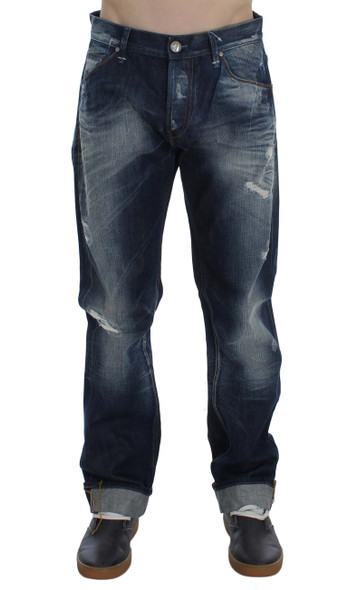 Blue Wash Cotton Denim Regular Fit Jeans SIG30500 Blue Wash Cotton Denim Regular Fit Jeans SIG30500