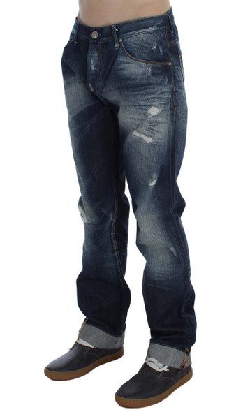 Blue Wash Cotton Denim Regular Fit Jeans SIG30500 Blue Wash Cotton Denim Regular Fit Jeans SIG30500