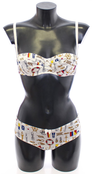 White Sailor Bra Panty Stretch Underwear White Sailor Bra Panty Stretch Underwear