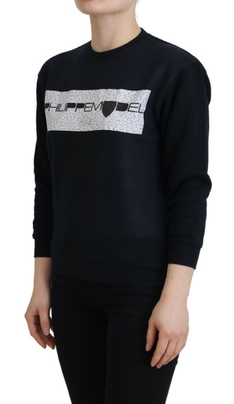 Black Printed Long Sleeves Pullover Sweater Black Printed Long Sleeves Pullover Sweater