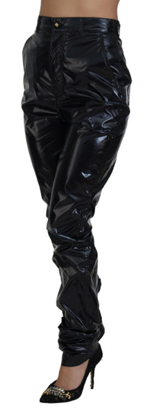 Dolce & Gabbana Black Nylon High Waist Skinny Pants Dolce & Gabbana Black Nylon High Waist Skinny Pants