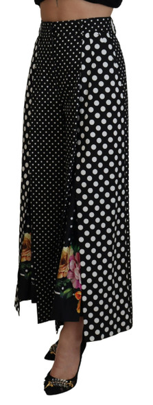 Dolce & Gabbana Multicolor Polka Dots High Waist Pants Dolce & Gabbana Multicolor Polka Dots High Waist Pants