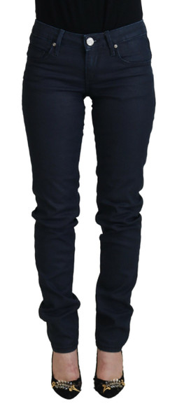 Acht Blue Cotton Skinny Low Waist Women Casual Denim Jeans PAN72696 Acht Blue Cotton Skinny Low Waist Women Casual Denim Jeans PAN72696