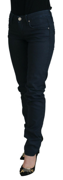 Acht Blue Cotton Skinny Low Waist Women Casual Denim Jeans PAN72696 Acht Blue Cotton Skinny Low Waist Women Casual Denim Jeans PAN72696
