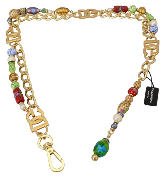 Gold Tone DG Logo Women Waist Chain Belt Gold Tone DG Logo Women Waist Chain Belt