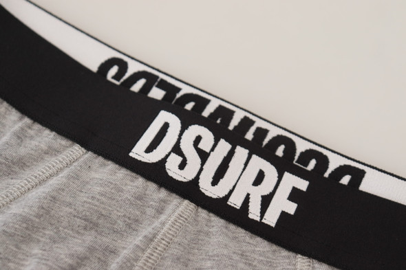 Gray DSURF Logo Cotton Stretch Men Brief Underwear Gray DSURF Logo Cotton Stretch Men Brief Underwear