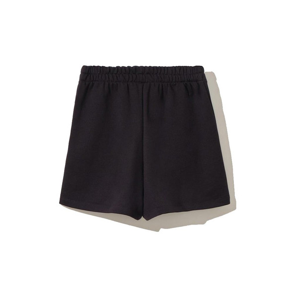 Comme Des Fuckdown Chic Black Cotton Shorts with Side Pockets Comme Des Fuckdown Chic Black Cotton Shorts with Side Pockets