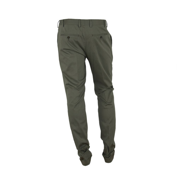 Made in Italy Elegant Green Summer Trousers for Men Made in Italy Elegant Green Summer Trousers for Men