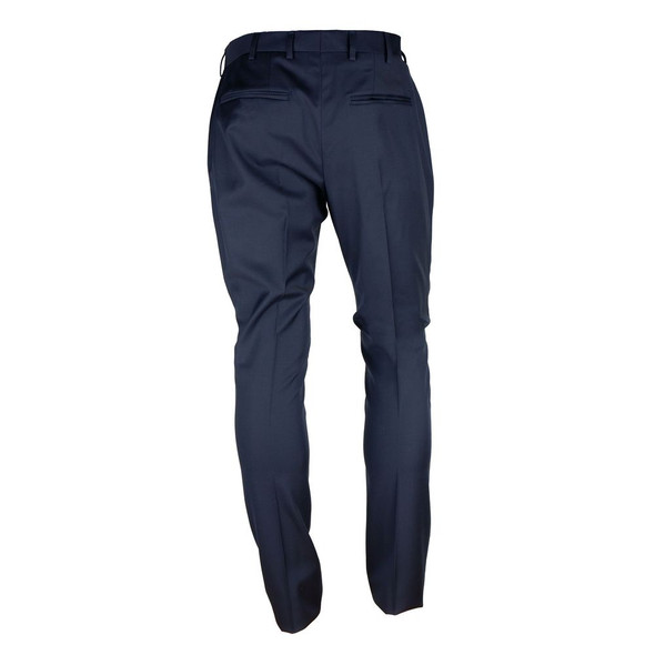 Made in Italy Blue Wool Men's Trousers Made in Italy Blue Wool Men's Trousers