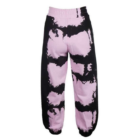 Chic Pink Print Cotton Track Pants Chic Pink Print Cotton Track Pants