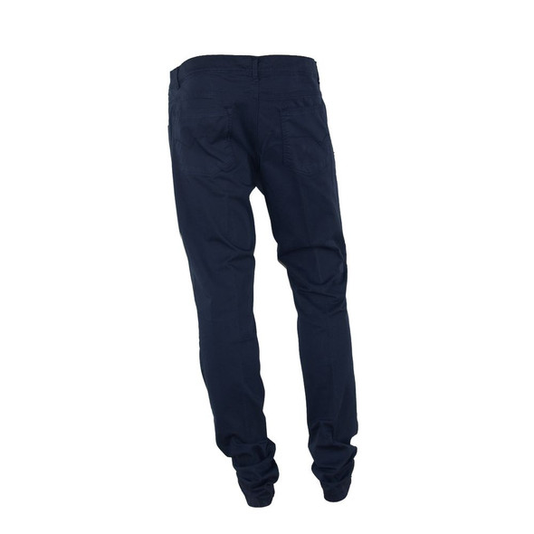 Made in Italy Sophisticated Summer Cotton-Blend Trousers Made in Italy Sophisticated Summer Cotton-Blend Trousers