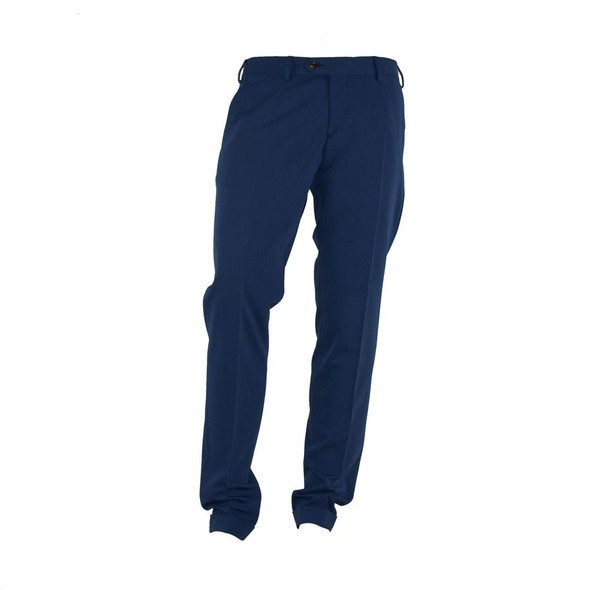 Made in Italy Elegant Blue Trousers for Sophisticated Men Made in Italy Elegant Blue Trousers for Sophisticated Men