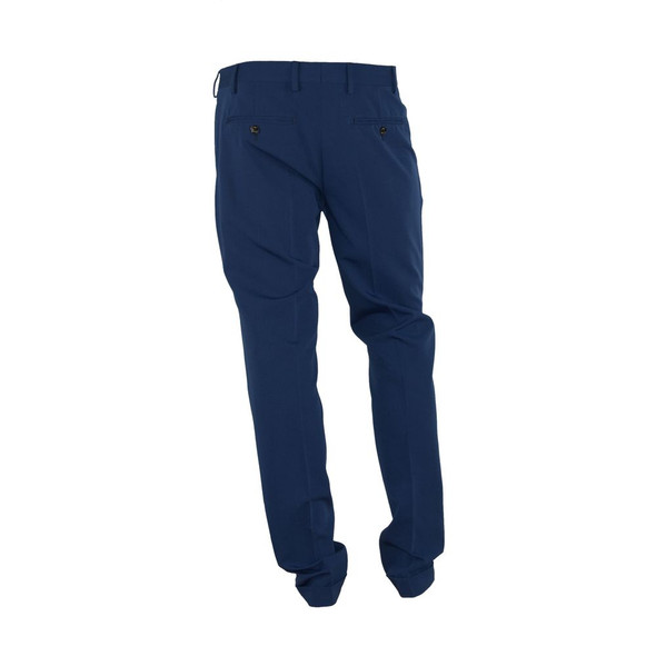 Made in Italy Elegant Blue Trousers for Sophisticated Men Made in Italy Elegant Blue Trousers for Sophisticated Men