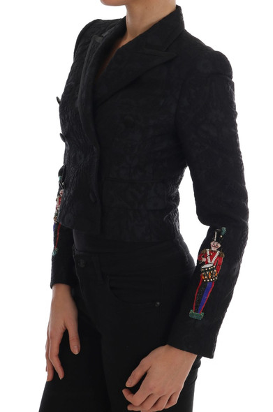 Black Brocade Blazer Jacket Black Brocade Blazer Jacket