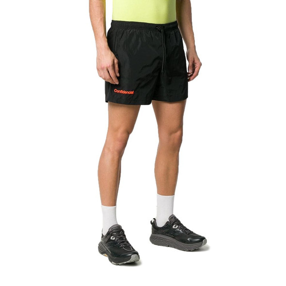 Black Polyamide Men's Swimwear Boxer Black Polyamide Men's Swimwear Boxer