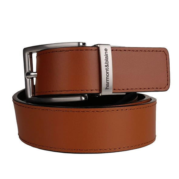 Harmont & Blaine Brown Calfskin Men Belt Harmont & Blaine Brown Calfskin Men Belt