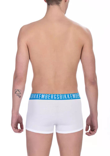 Bikkembergs White Cotton Men's Trunk Bikkembergs White Cotton Men's Trunk