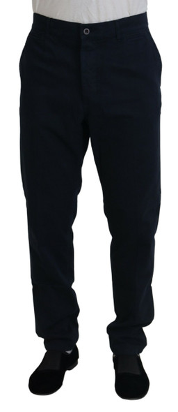 Blue Cotton Dress Formal Men Pants Blue Cotton Dress Formal Men Pants