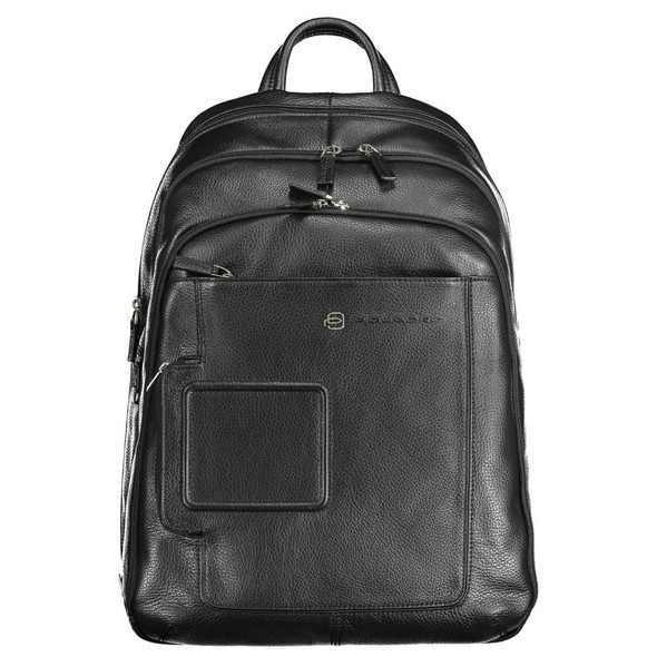 Black Leather Men Backpack Black Leather Men Backpack