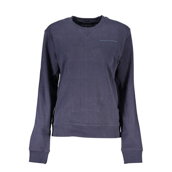 North Sails Blue Cotton Women Sweater North Sails Blue Cotton Women Sweater
