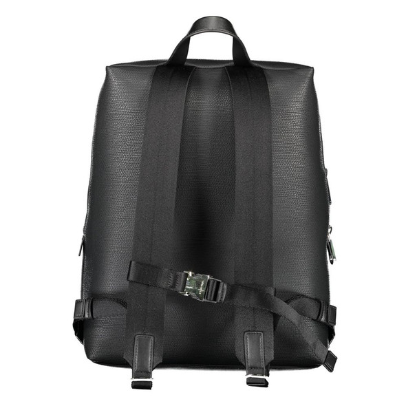 Calvin Klein Black Polyester Men Backpack CA-14269 Calvin Klein Black Polyester Men Backpack CA-14269